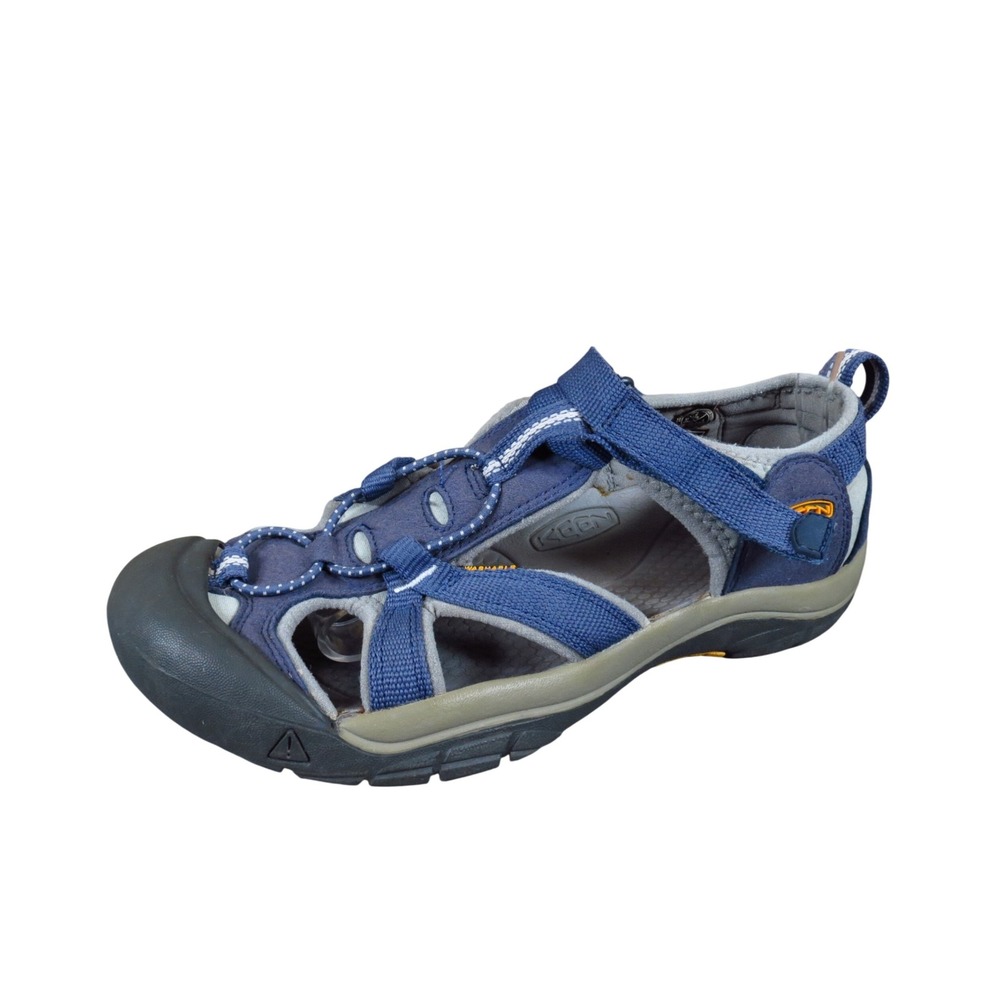KEEN Venice H2 Kids Sport Sandal Size 5 Hiking Water Shoe Blue Washable Webbing